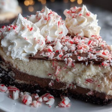 Peppermint Bark Cheesecake