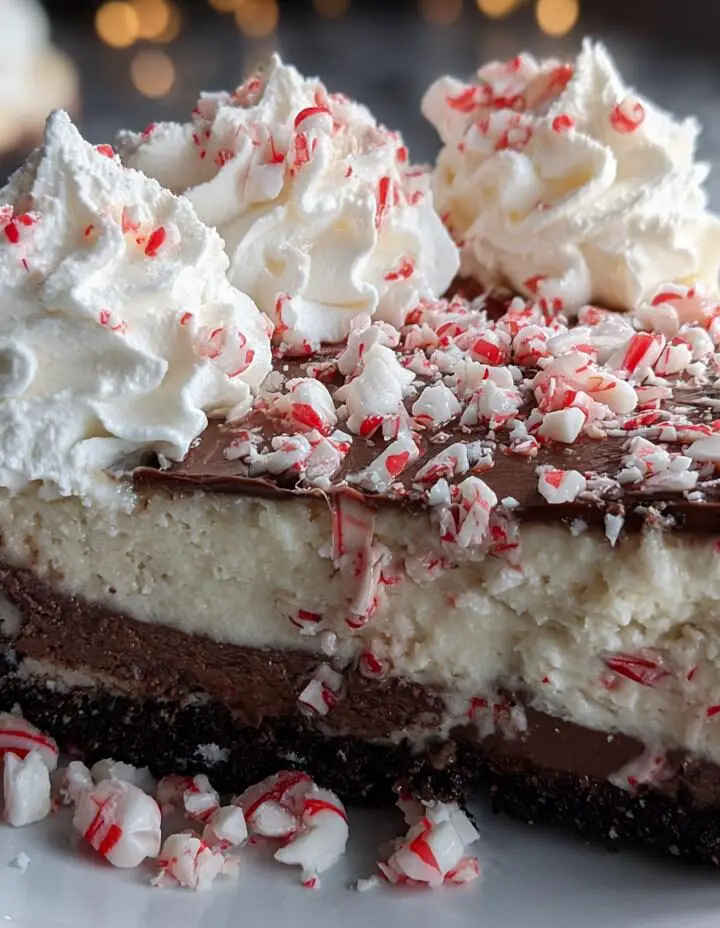 Peppermint Bark Cheesecake