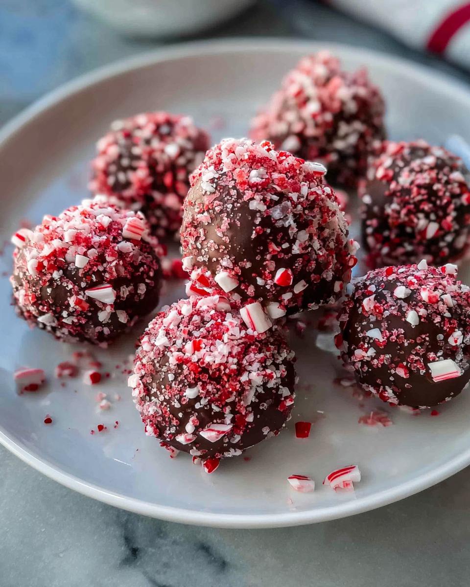 Peppermint Truffles - detail 1