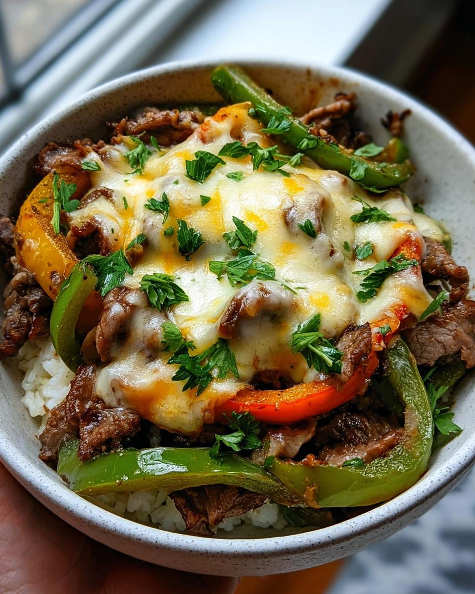 Philly Cheesesteak Bowls - detail 1