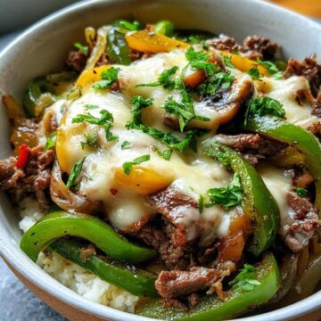 Philly Cheesesteak Bowls