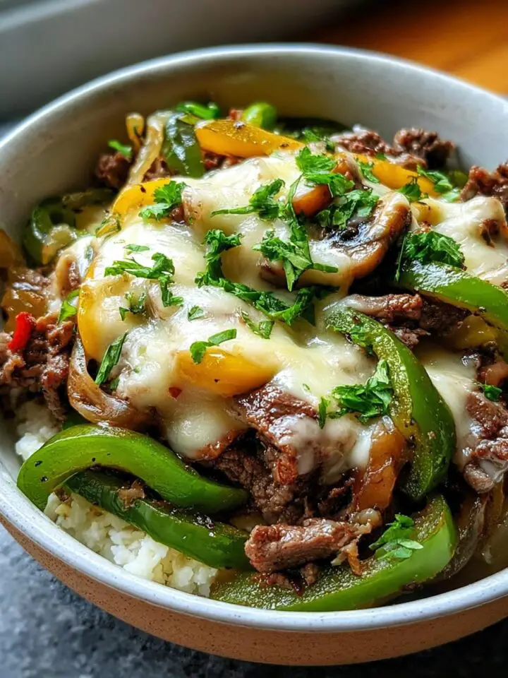 Philly Cheesesteak Bowls