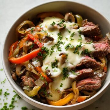 Philly Cheesesteak Bowls