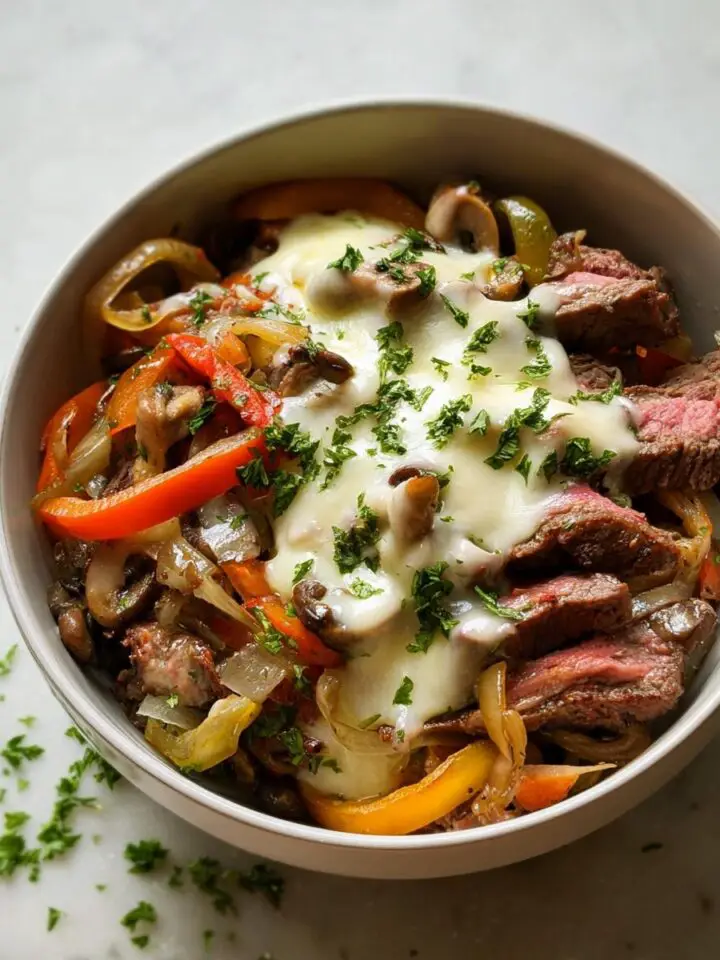 Philly Cheesesteak Bowls