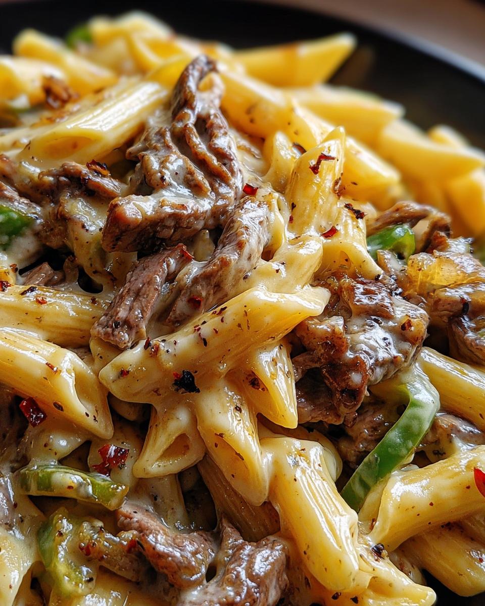 Philly Cheesesteak Pasta - detail 1