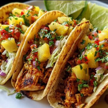 Pineapple Chicken Tacos