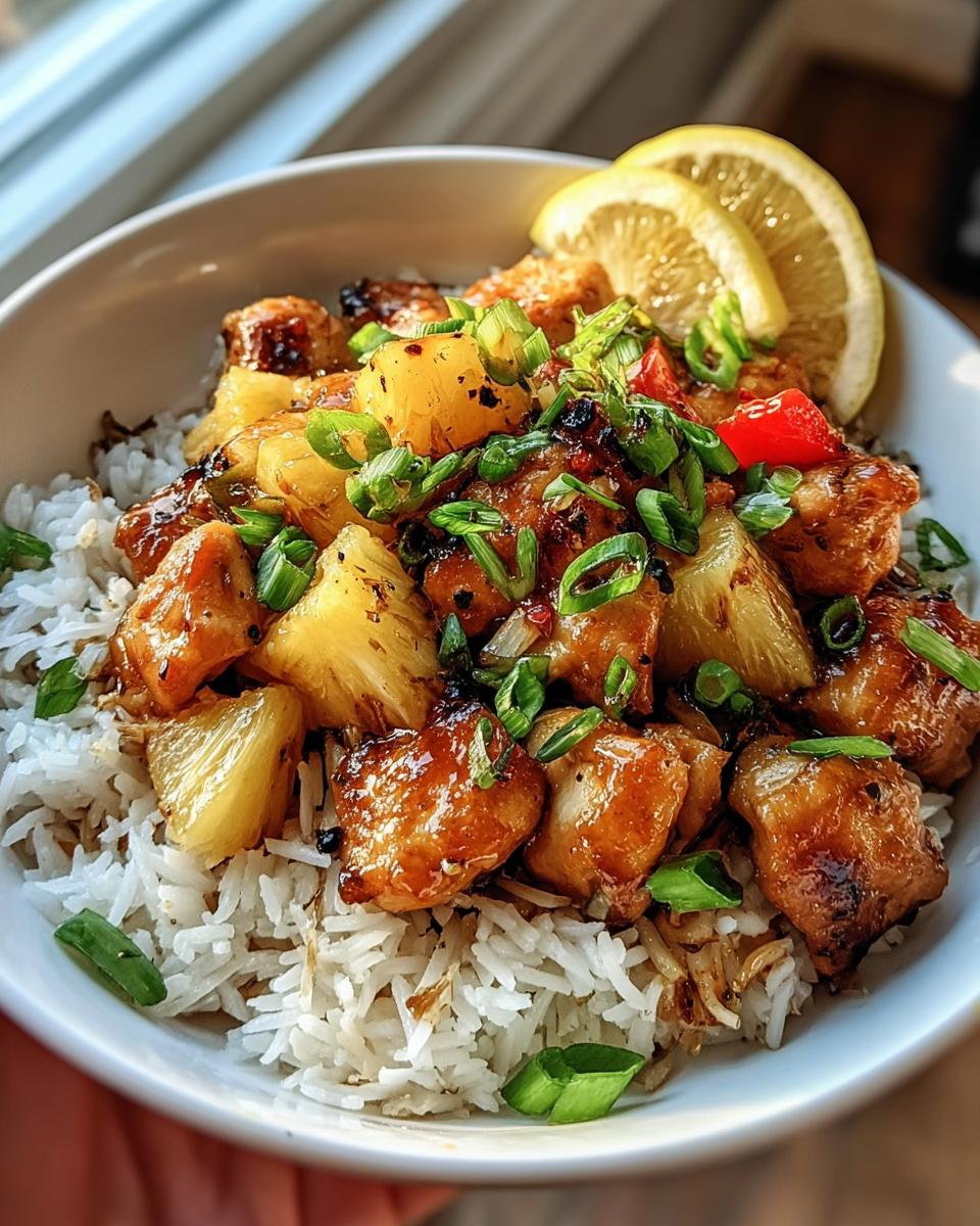 Pineapple Chicken and Rice - detail 1