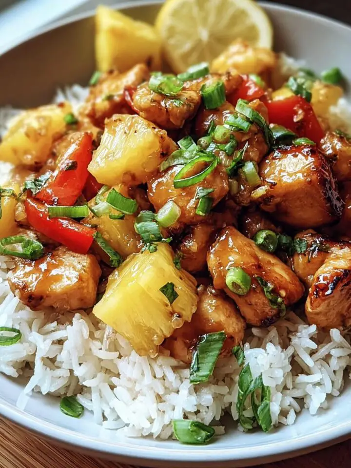 Pineapple Chicken and Rice