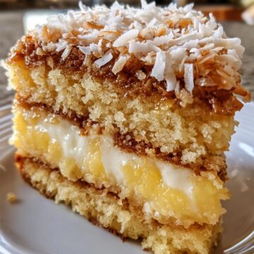 Pineapple Coconut God Bless America Cake