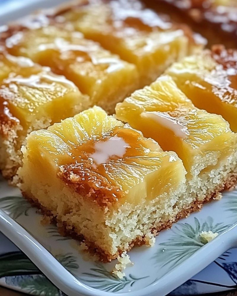 Pineapple Condensed Milk Cake