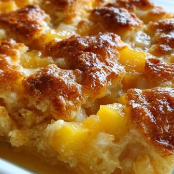 Pineapple Cream Cheese Cobbler