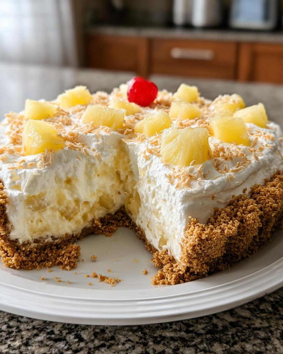 Pineapple Cream Pie - detail 1