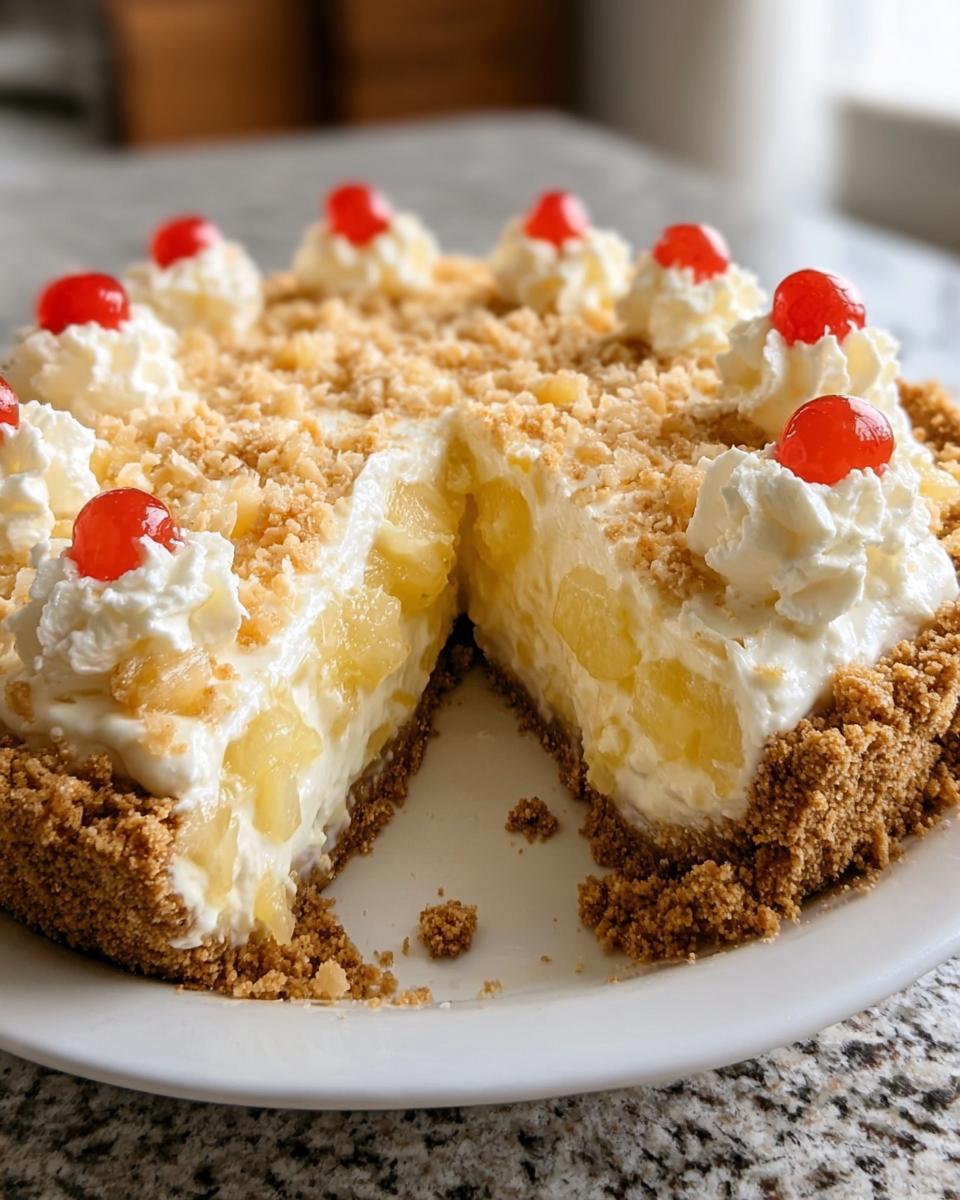 Pineapple Cream Pie - detail 2