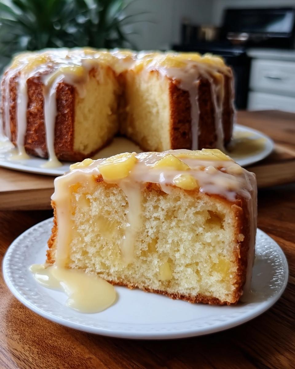 Pineapple Juice Cake - detail 2