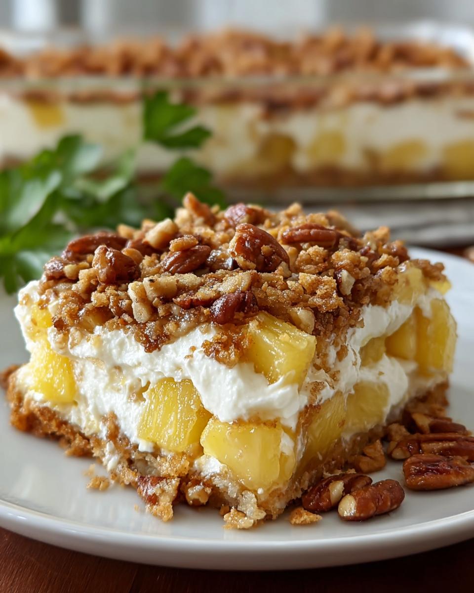 Pineapple Pecan Cream Cheese Crunch Bake - detail 2