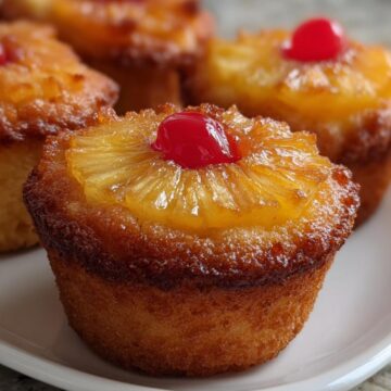 Pineapple Upside Down Cupcakes