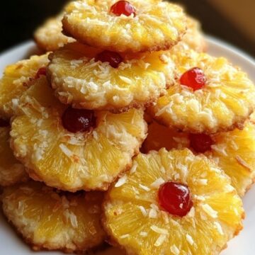 Pineapple Upside Sugar Cookies