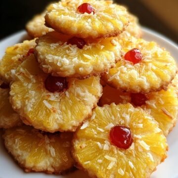 Pineapple Upside Sugar Cookies