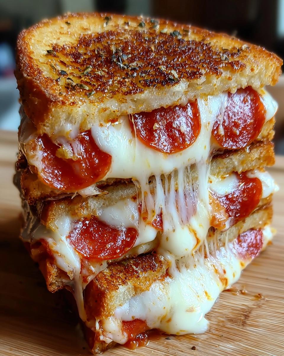 Pizza Grilled Cheese Sandwiches - detail 1