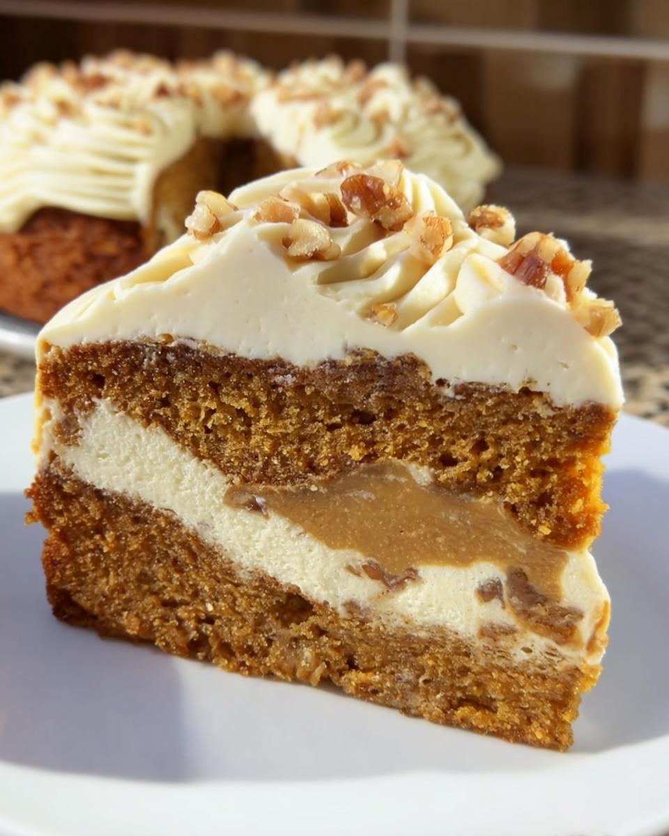 Pumpkin Cake Cheesecake - detail 2