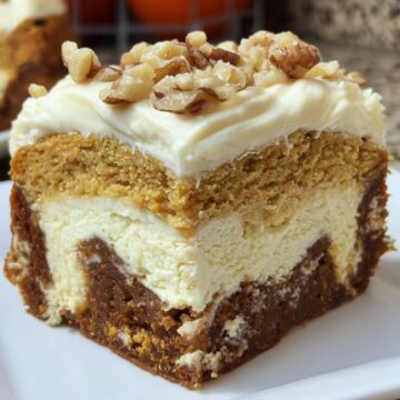 Pumpkin Cake Cheesecake