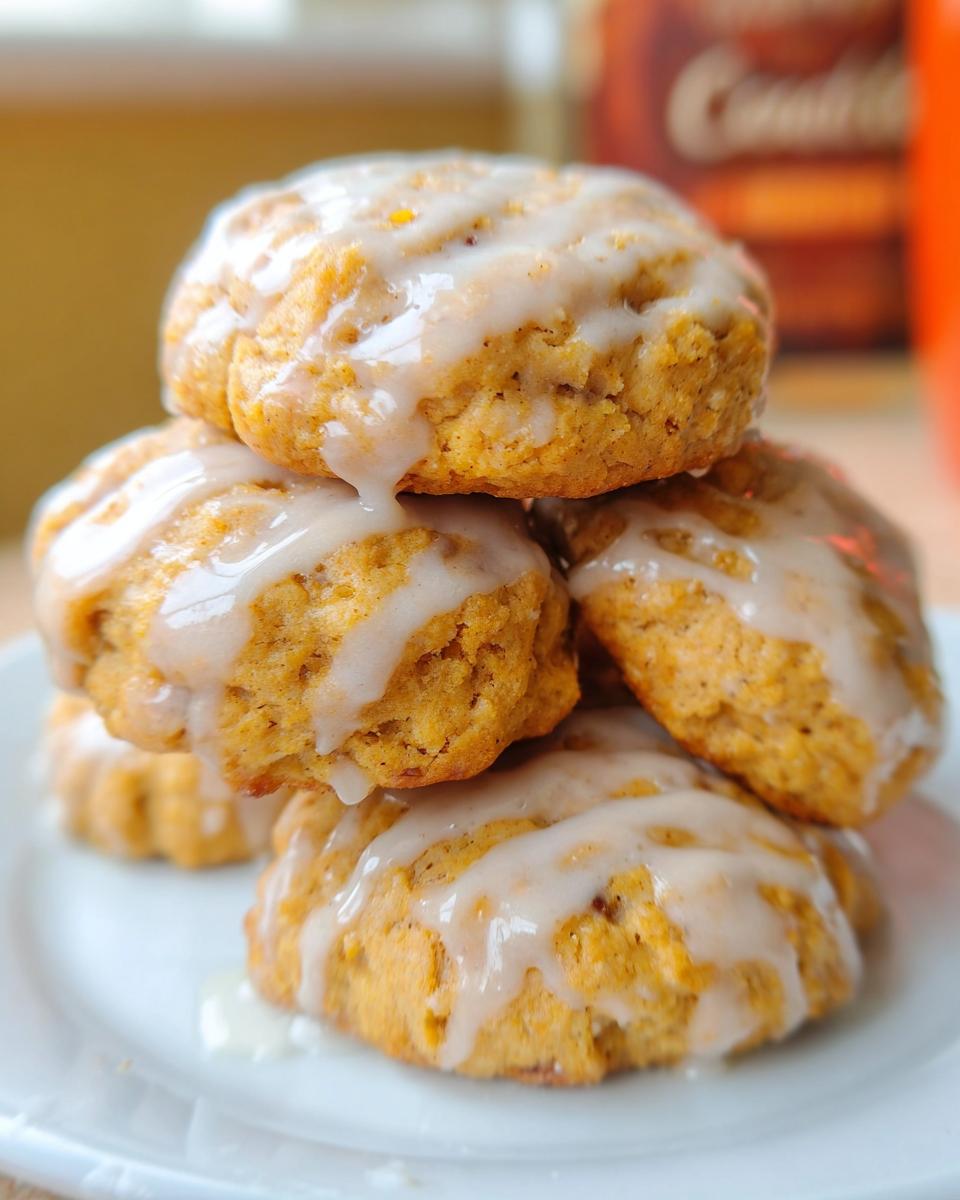 Pumpkin Cake Mix Cookies - detail 1