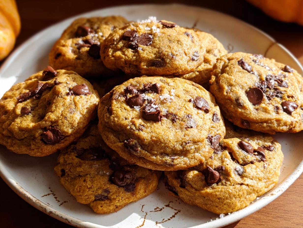 Pumpkin Chocolate Chip Cookies - detail 3