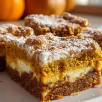 Pumpkin Cream Cheese Dream Bars