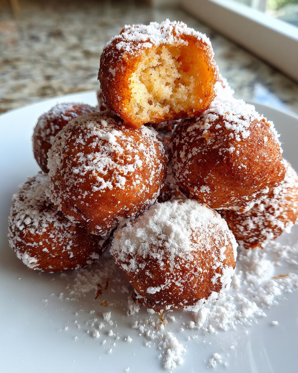 Pumpkin Donut Holes - detail 2