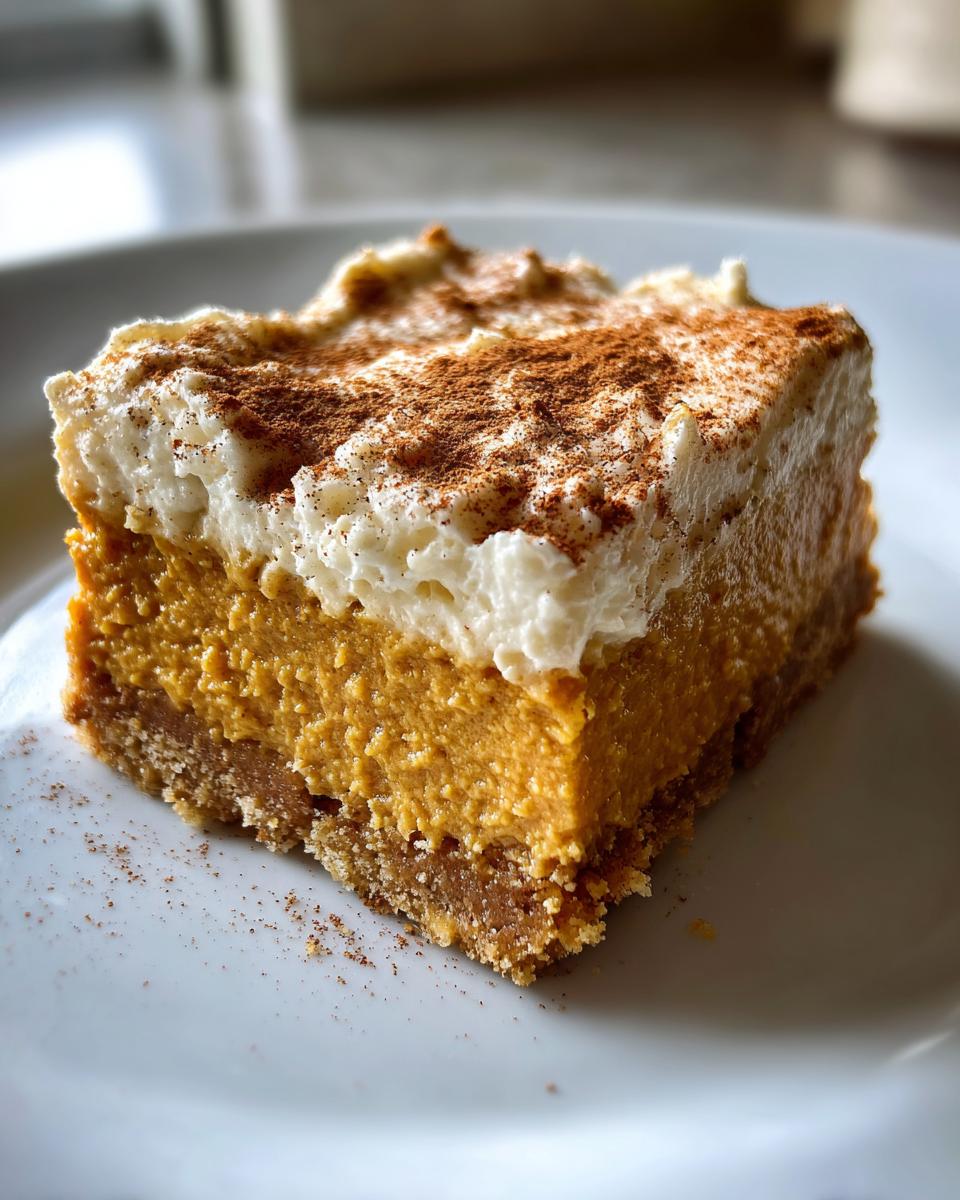 Pumpkin Pie Bars - detail 1