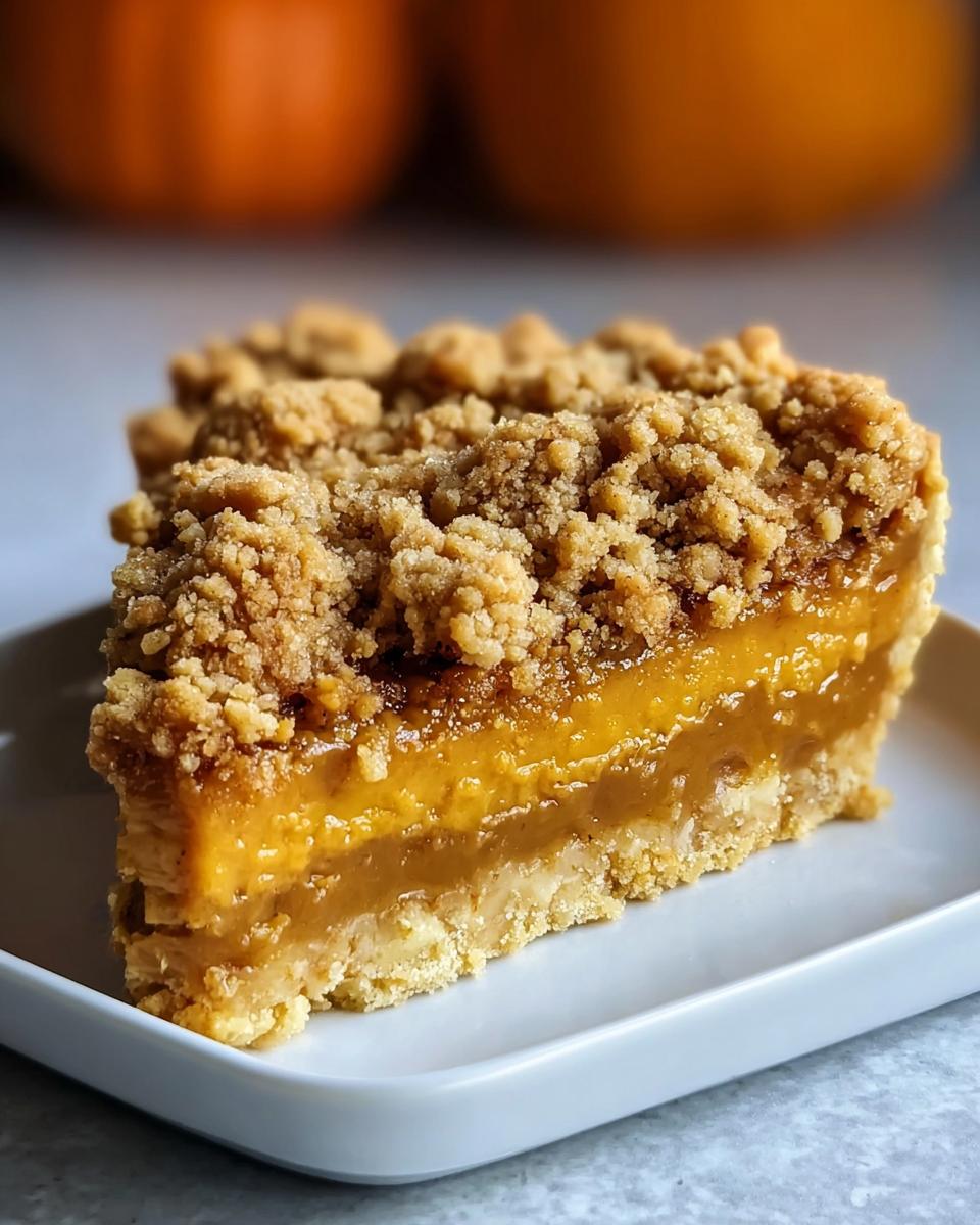 Pumpkin Pie Crumble - detail 2