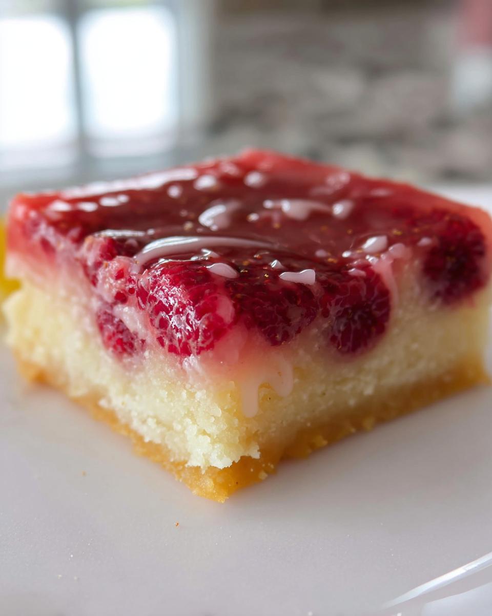 Raspberry Lemonade Bars - detail 2