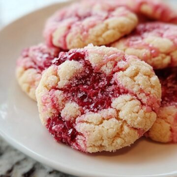 Raspberry Sugar Cookies