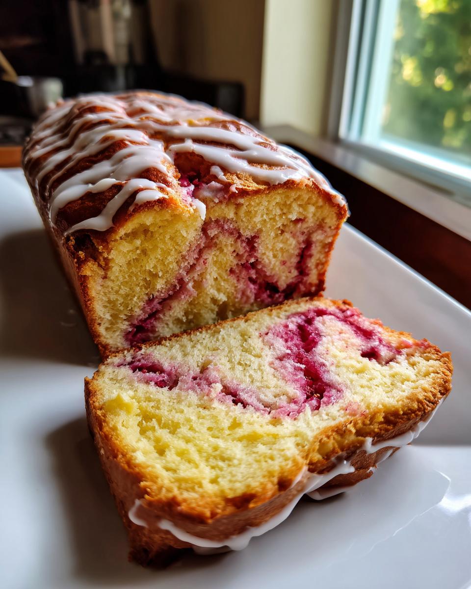 Raspberry Swirl Brioche Loaf - detail 2