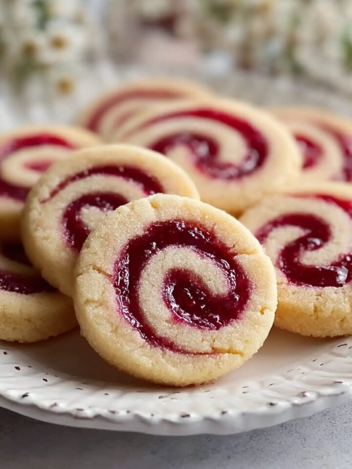 Raspberry Swirl Shortbread