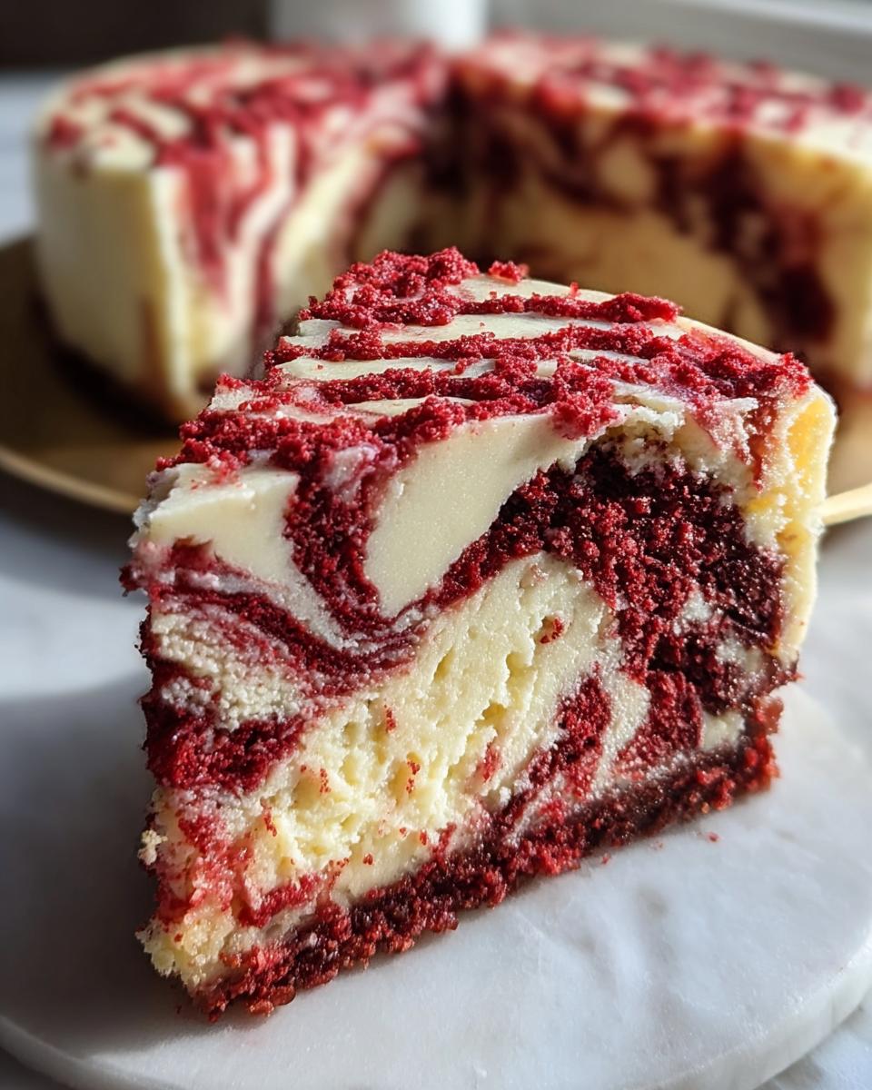 Red Velvet Cheesecake Swirl Cake - detail 1