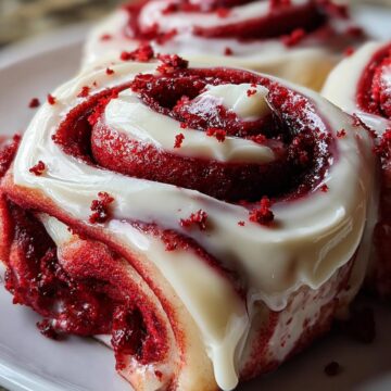 Red Velvet Cinnamon Rolls