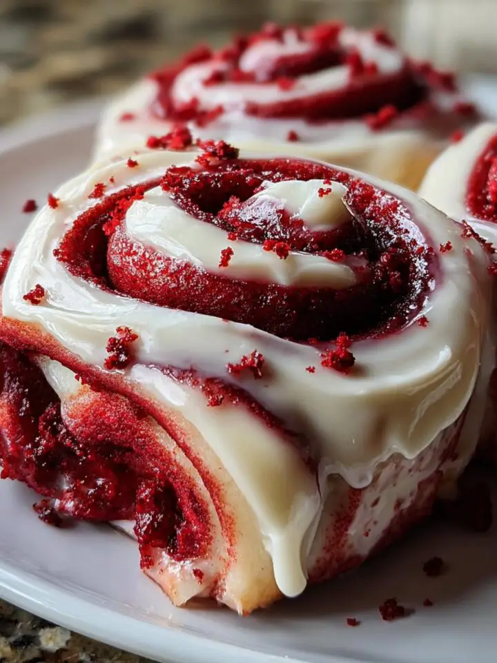 Red Velvet Cinnamon Rolls