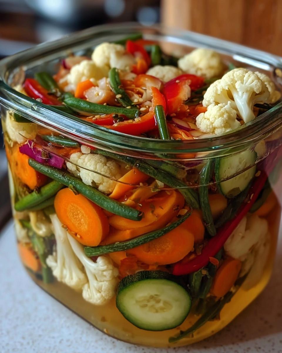 Refrigerator Pickled Vegetables - detail 1