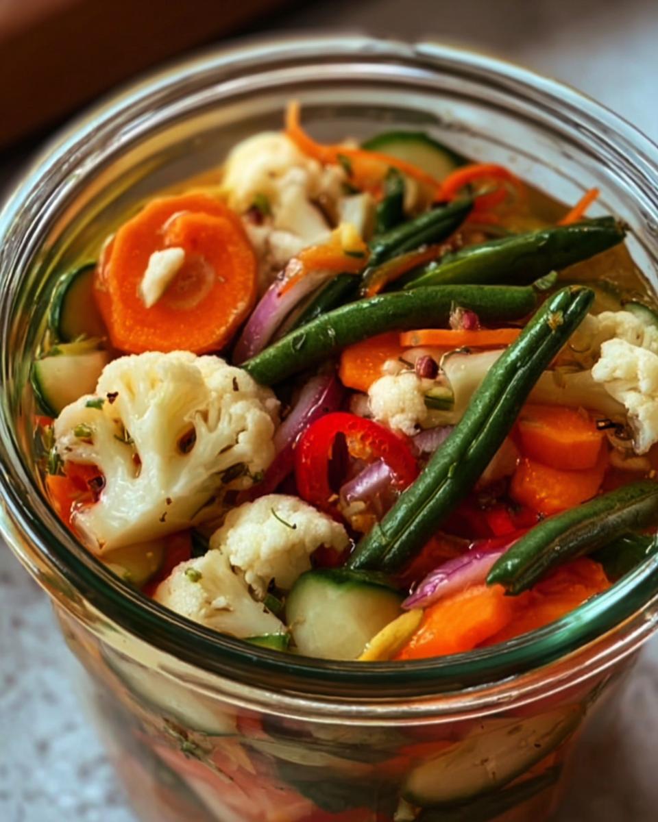 Refrigerator Pickled Vegetables - detail 2