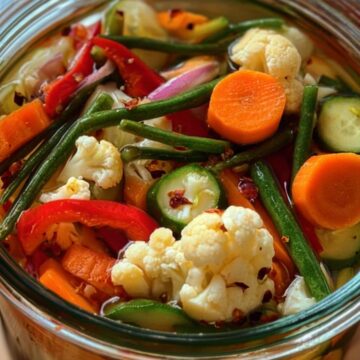 Refrigerator Pickled Vegetables