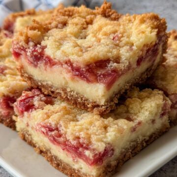 Rhubarb Cream Cheese Bars