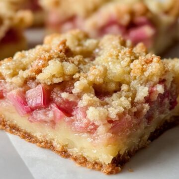 Rhubarb Dream Bars