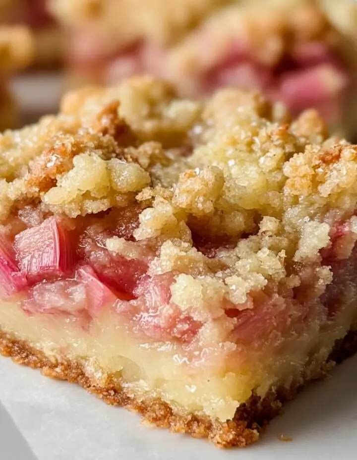 Rhubarb Dream Bars