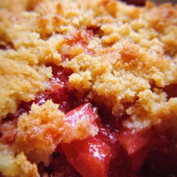 Rhubarb Dump Cake