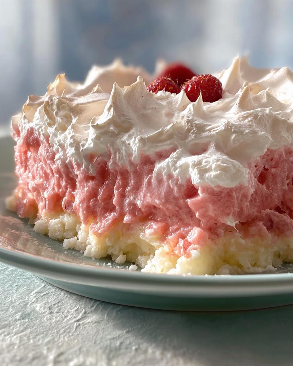 Rhubarb Fluff - detail 1