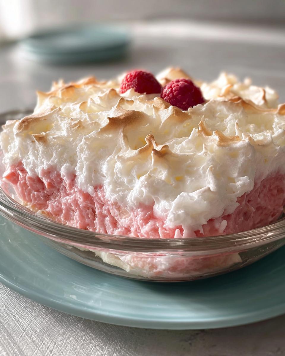 Rhubarb Fluff - detail 2