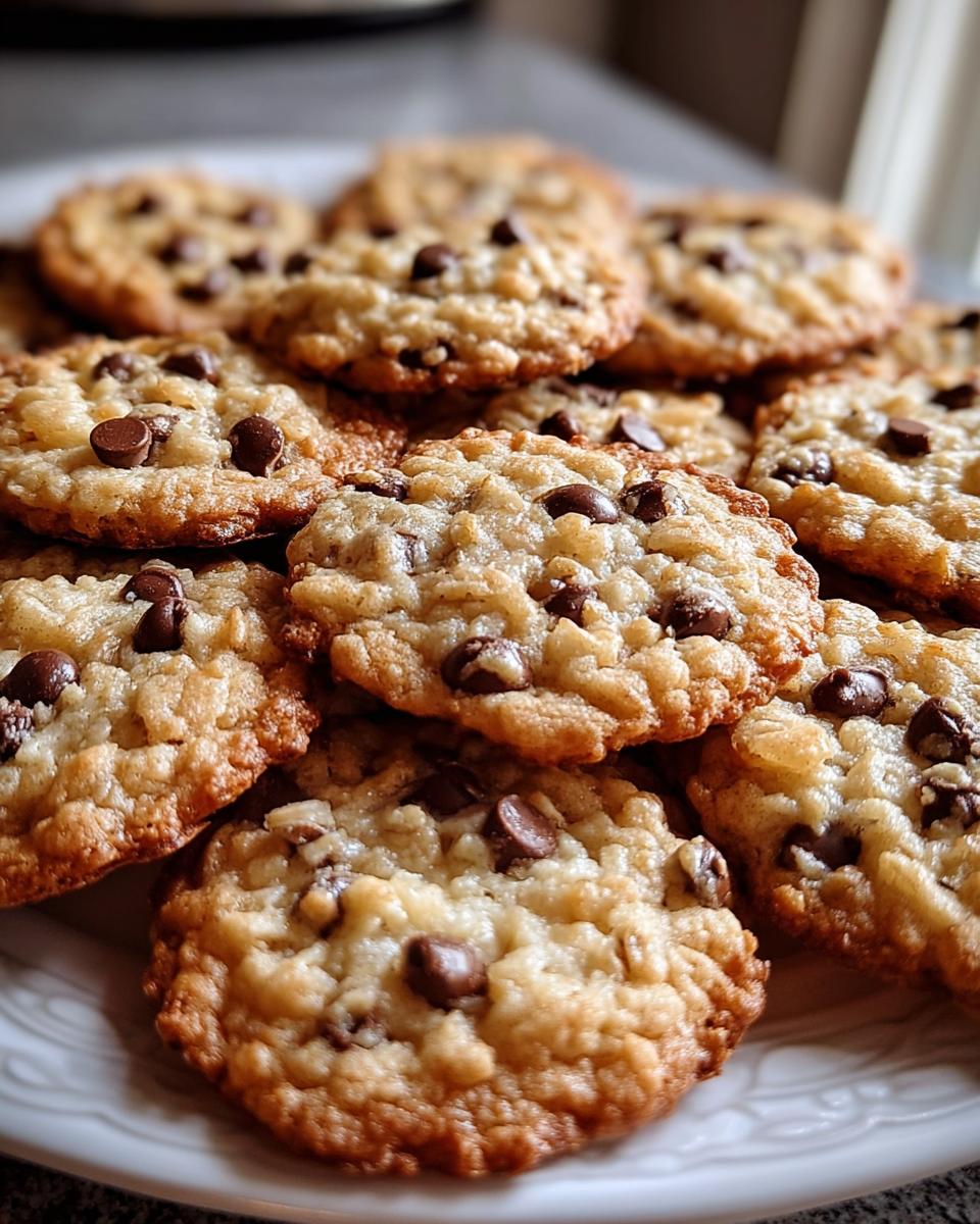 Rice Krispie Chocolate Chip Cookies - detail 2