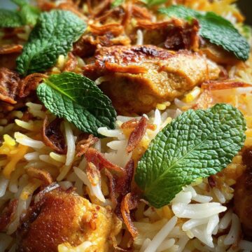 Rich Butter Chicken Biryani