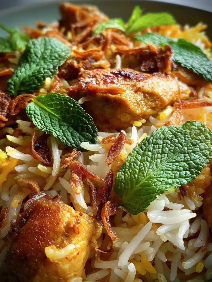 Rich Butter Chicken Biryani